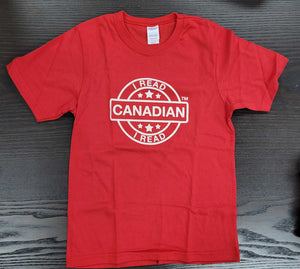 I Read Canadian Kid's T-shirt (English/French)