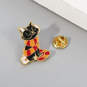 Bookworm Kitty Enamel Pin