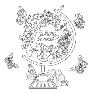 Boho Dreams Artist's Colouring Book