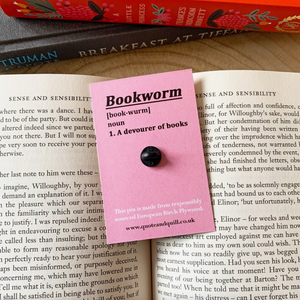 Professional Bookworm Wooden Pin