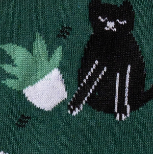 I Love Cats and Books Crew Socks