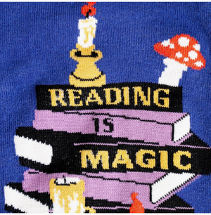 Stretch-It Knee High Socks Reading is Magic