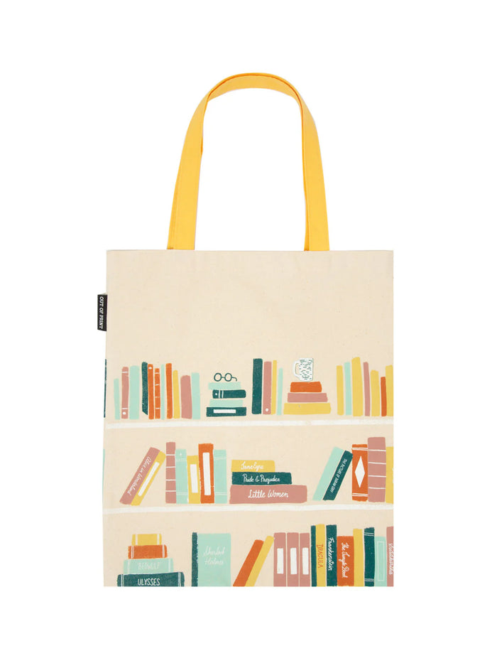 Bookshelf tote bag